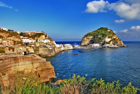 beautiful Ischia island,italy - sant angello