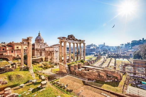 Italy-Rome-Forum-Ruins-Day